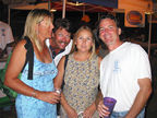 Hilary, James, Laura, Garry - BVI 2002
